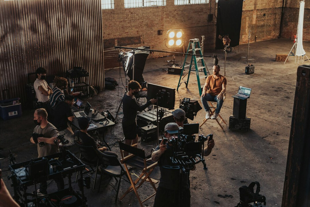 tv studio behind scenes